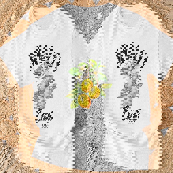 アマルフィ海岸レモン イタリア Tシャツ 高齢者への贈り物