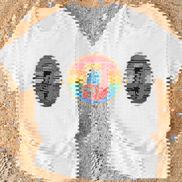 アーケード ゲーマー ビデオゲーム レトロ ゲーマー 長袖tシャツ Tシャツ 高齢者への贈り物