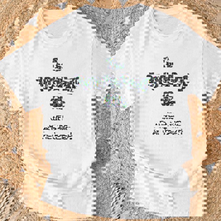 アートと音楽がまだ揺るがしていた1960年代のサイケデリックな60年代 Tシャツ 高齢者への贈り物