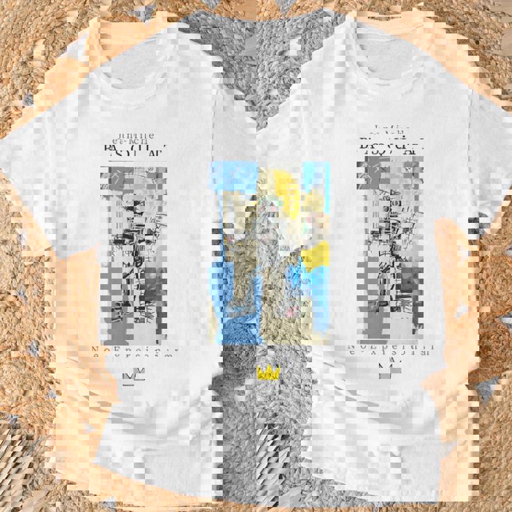 アーバン ストリートウェア グラフィック バスキア アート 抽象 Tシャツ 高齢者への贈り物