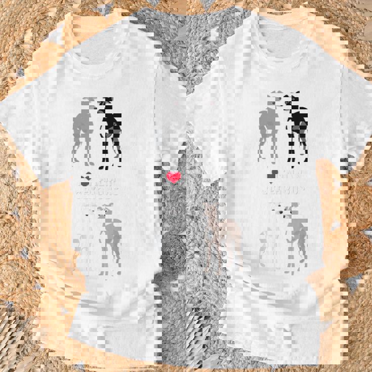 イタリアン・グレイハウンドが大好き Tシャツ 高齢者への贈り物