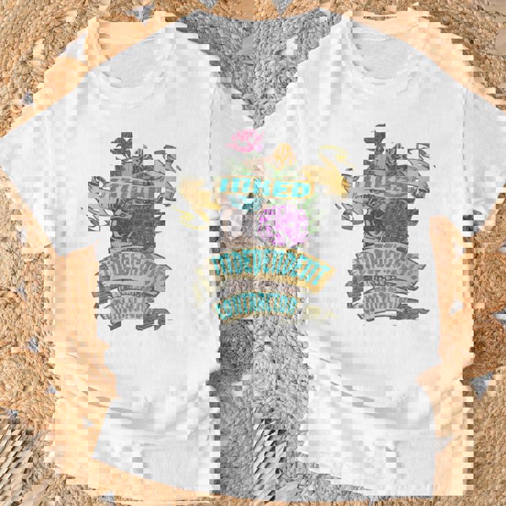 インディペンデント コントラクター インクドクロ タトゥー バックサイドデザイン Tシャツ 高齢者への贈り物