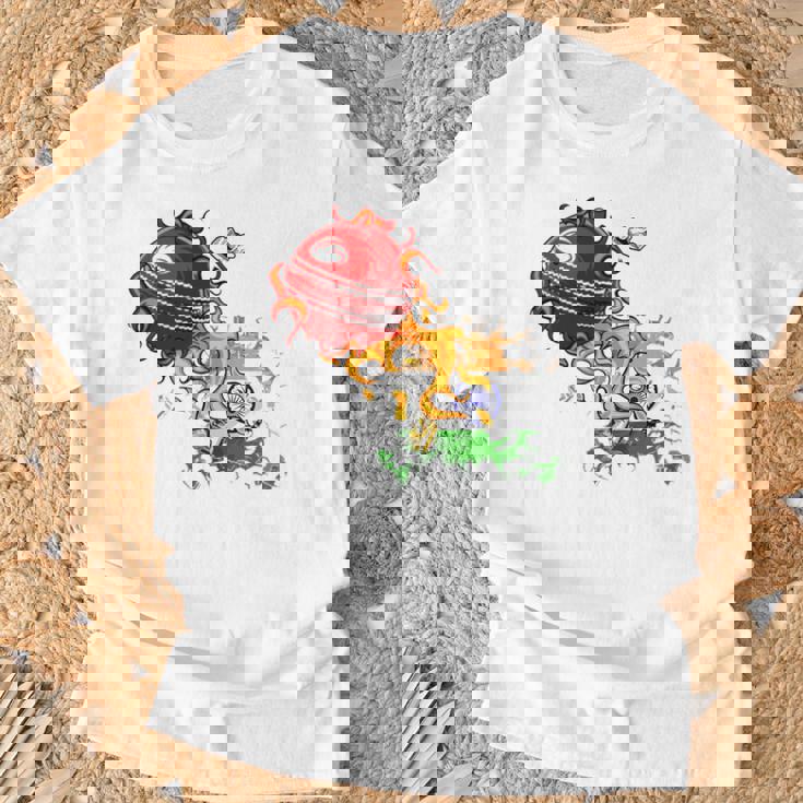 インドクリケット 長袖tシャツ Tシャツ 高齢者への贈り物