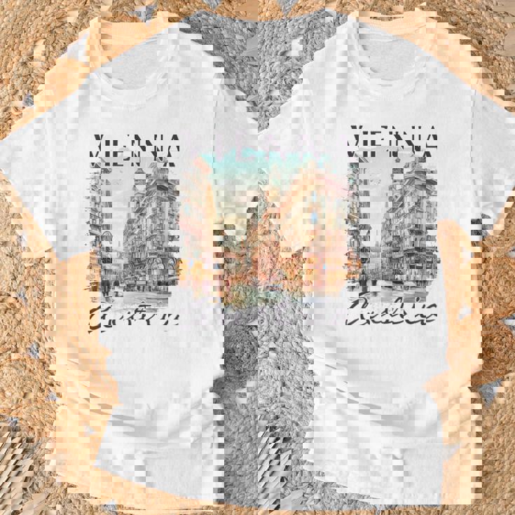 ウィーン オーストリア 旅行 お土産 Meet Me Inienna Tシャツ 高齢者への贈り物