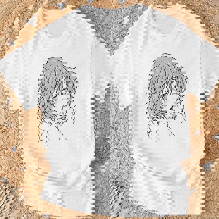 エッチ変態シャツ オタクガール ワイフアヘ顔 快感 Tシャツ 高齢者への贈り物