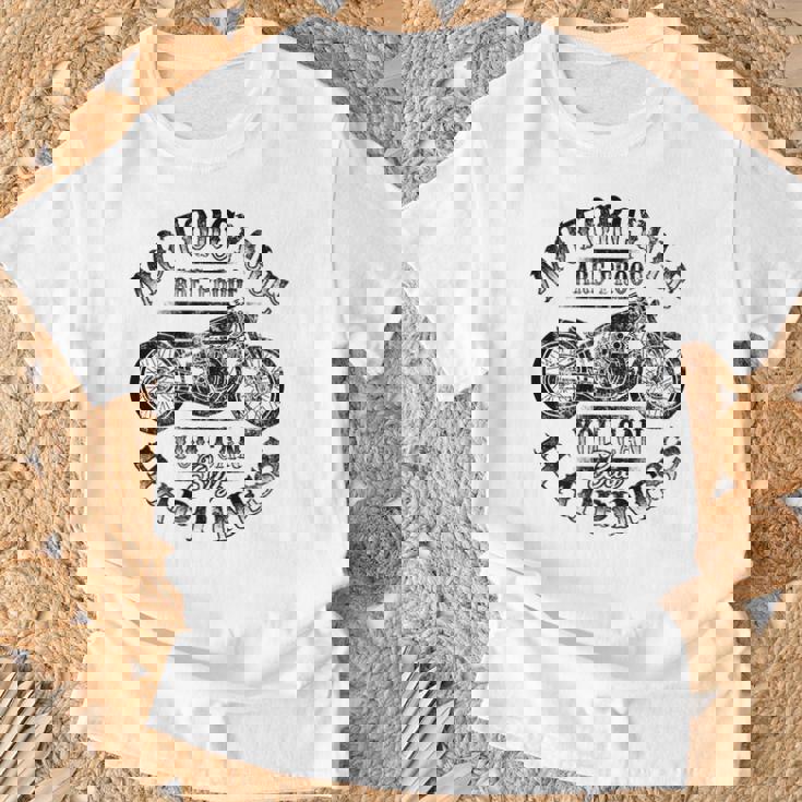 バックプリント オートバイ ファン シンプル バイカー エッジールック グラフィック Tシャツ 高齢者への贈り物