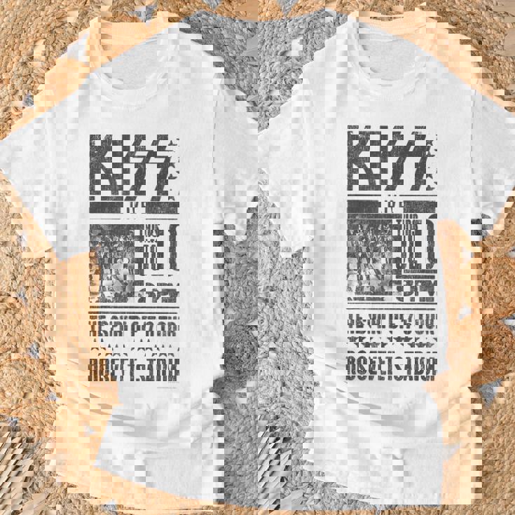 キッス Kiss Roosevelttadium Tシャツ 高齢者への贈り物