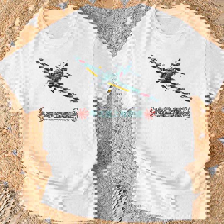 キッズ 第2次世界大戦 日本軍戦闘機 零式艦上戦闘機 Tシャツ 高齢者への贈り物