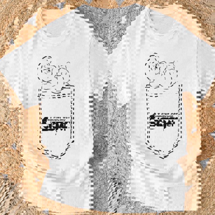 キャスパー・ザ・フレンドリー・ゴースト・デイドリーミング・オン・ユア・ポケットで Tシャツ 高齢者への贈り物