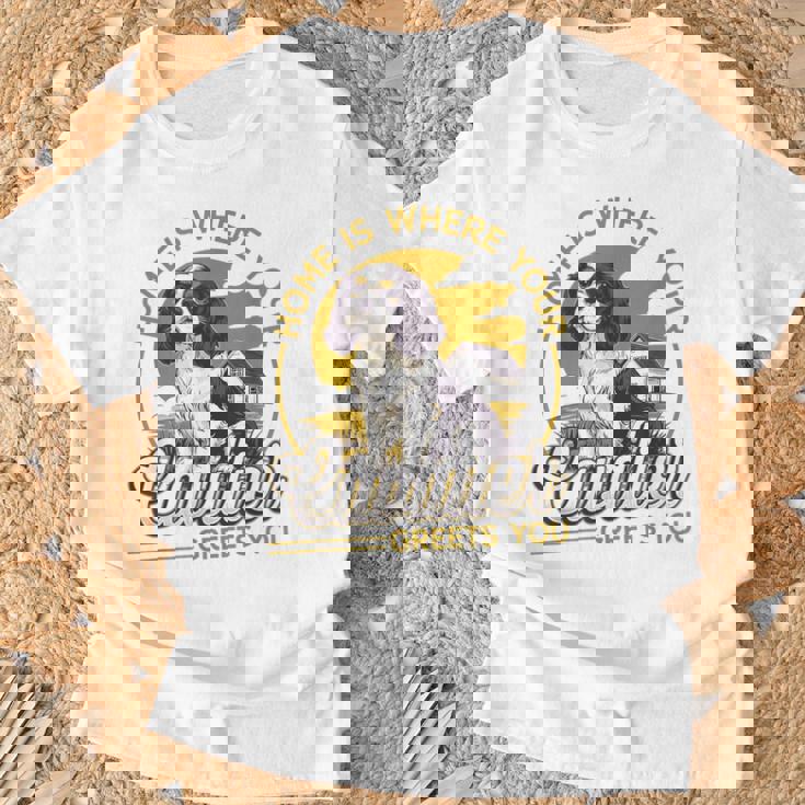 キャバリア・キング・チャールズ・スパニエル Tシャツ 高齢者への贈り物