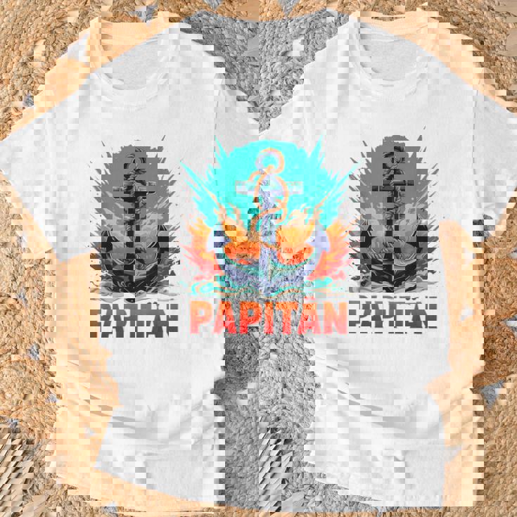 キャプテンアンカー パピタン・ヴァーター スーパーパパ 父の日 2025 Tシャツ 高齢者への贈り物