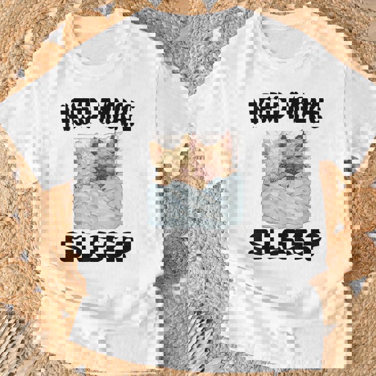 キュートなケアンテリア、睡眠用パジャマ、ナイトガウン。 Tシャツ 高齢者への贈り物