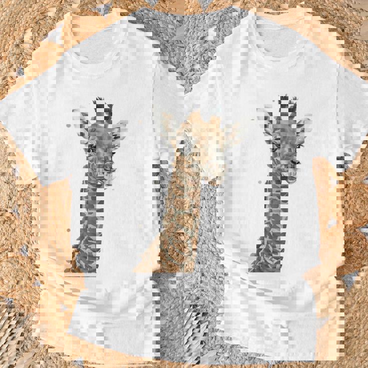 キリンtシャツ、キリンキッズ、キリンガール、キリン愛好家 Tシャツ 高齢者への贈り物