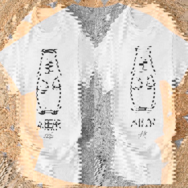 クマ 1 匹、ちょっと面白いシロクマ Tシャツ 高齢者への贈り物