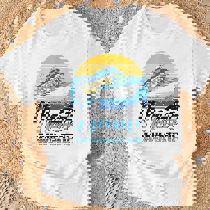 クルージング航海船キャプテンアンカークルーズディレクター Tシャツ 高齢者への贈り物