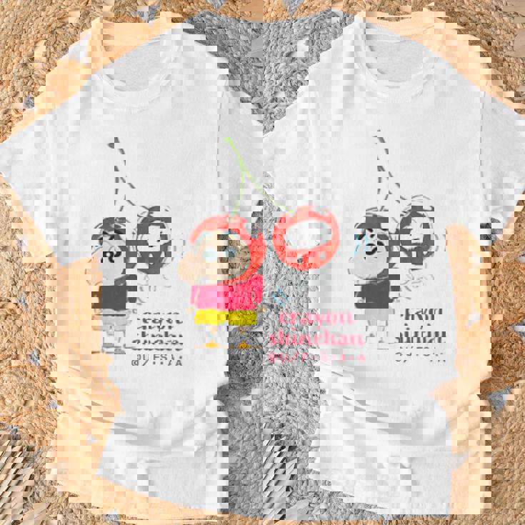 クレヨンしんちゃん さくらんぼしんちゃんワンポイント Tシャツ 高齢者への贈り物