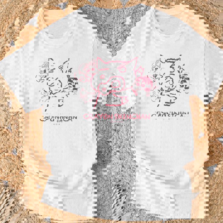 クレヨンしんちゃん ぶりぶりざえもん 落書き 長袖tシャツ Tシャツ 高齢者への贈り物