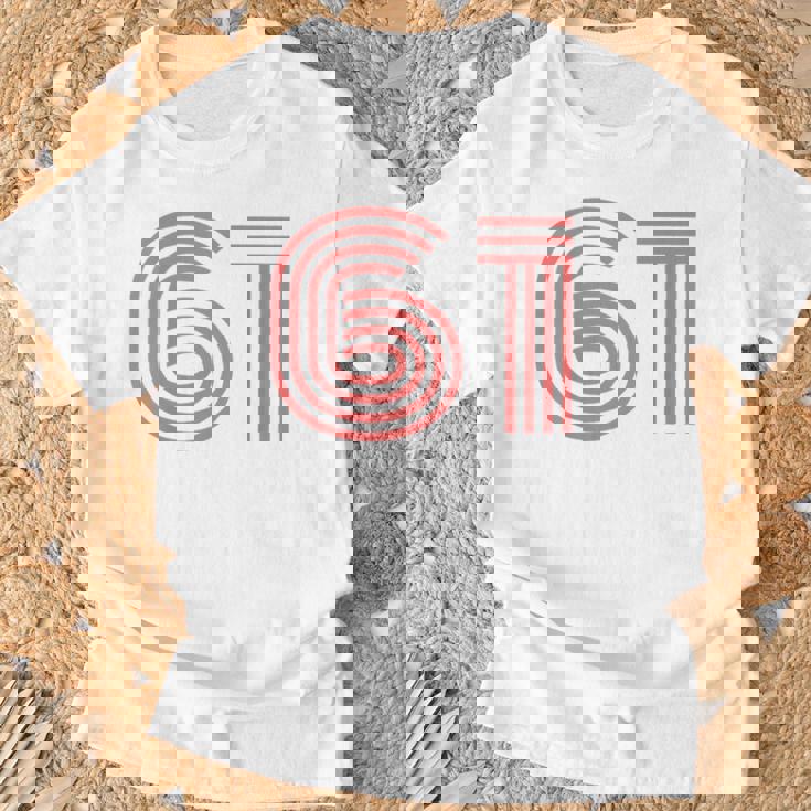 クールレトロライティングジャージ、背番号61 1961 Tシャツ 高齢者への贈り物