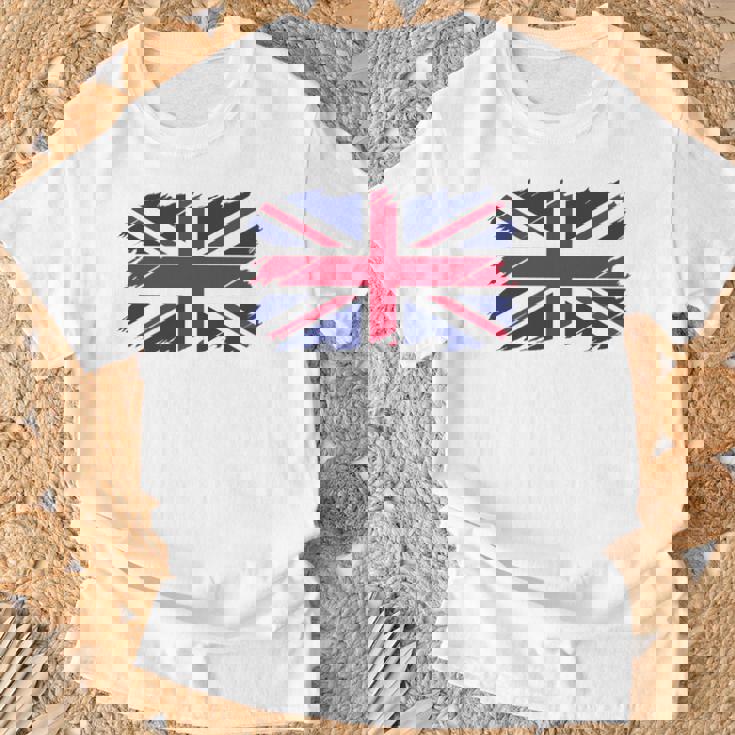 グウェントuk、イギリスの国旗、ユニオンフラッググウェント 長袖tシャツ Tシャツ 高齢者への贈り物