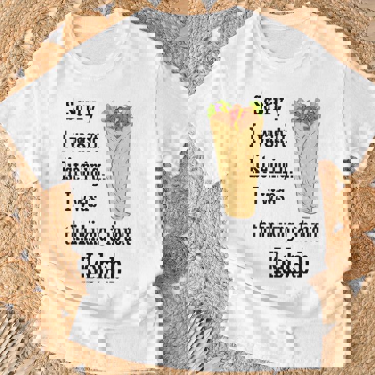 ケバブ愛好家 トルコ料理 デュラム シャワルマ Tシャツ 高齢者への贈り物