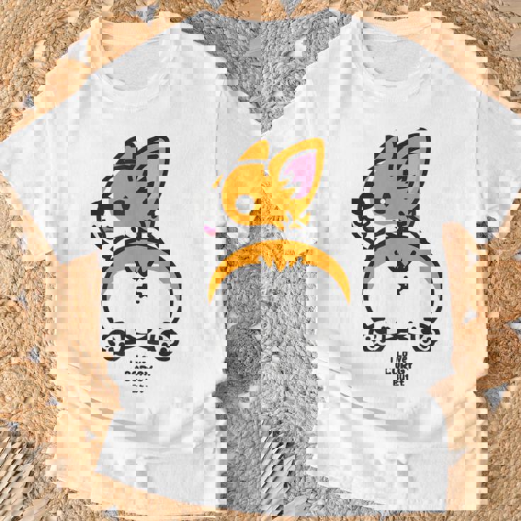 コーギーお尻大好き Tシャツ 高齢者への贈り物