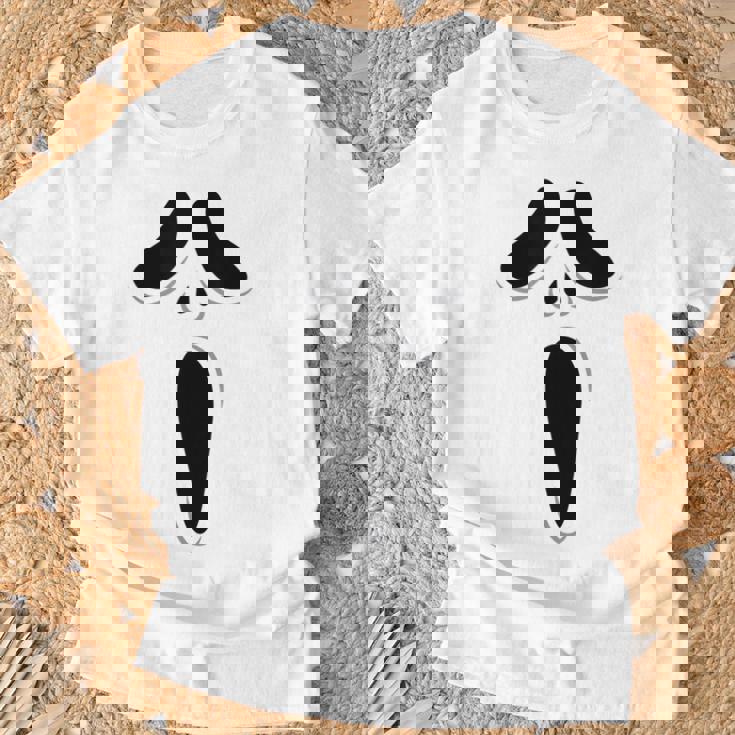 ゴーストスクリームフェイス ハロウィン ゴーストスクリームフェイス ハロウィン Tシャツ 高齢者への贈り物