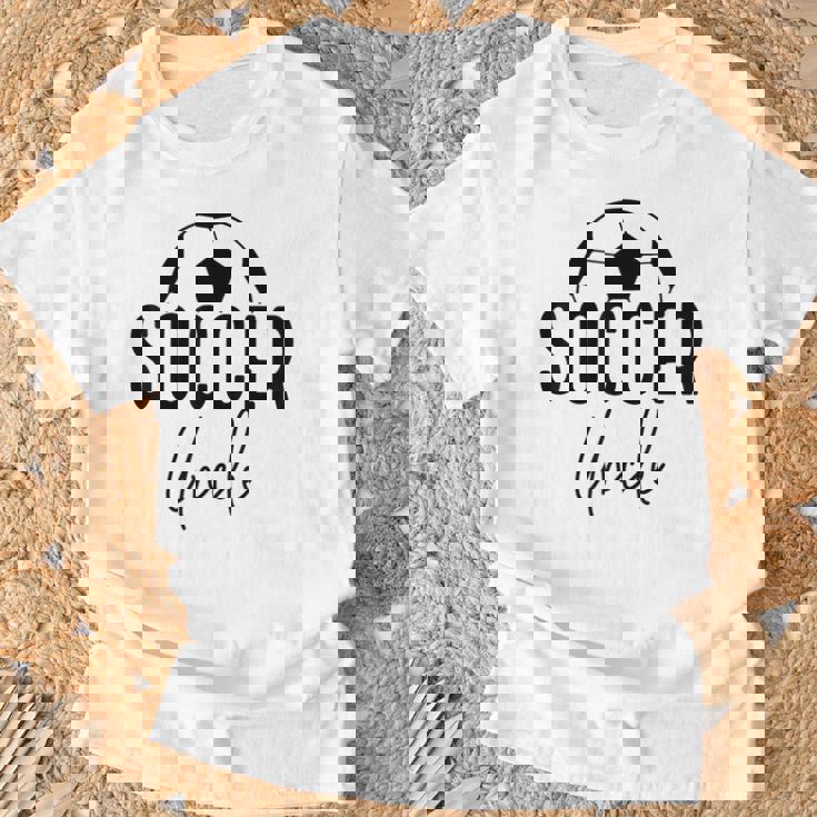 サッカー おじさん お父さん プレーヤー コーチ 試合 デー ギフト ボーイフレンド 男性 Tシャツ 高齢者への贈り物