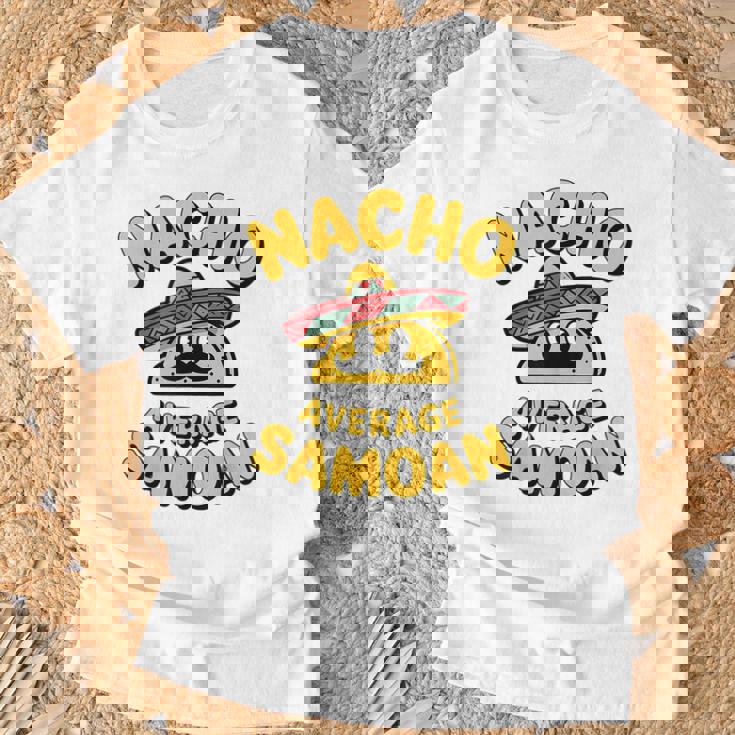 サモア・ナチョ 平均 面白い タコス 火曜日 シンコ・デ・マヨ フィエスタ Tシャツ 高齢者への贈り物