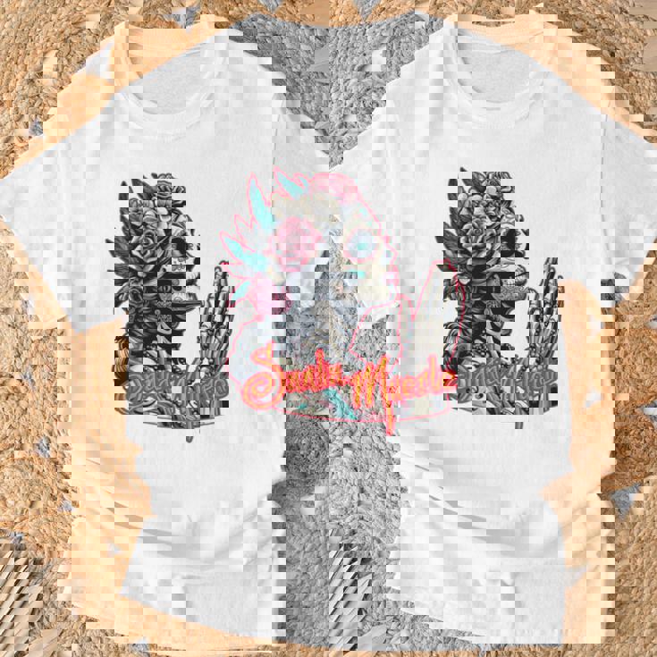 サンタ・ムエルテ カトリーナ カラベラ 長袖tシャツ Tシャツ 高齢者への贈り物