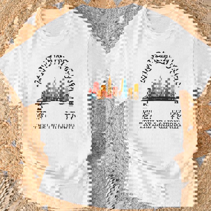 サンフランシスコ お土産 スカイライン サンフランシスコ メンズ レディース Tシャツ 高齢者への贈り物