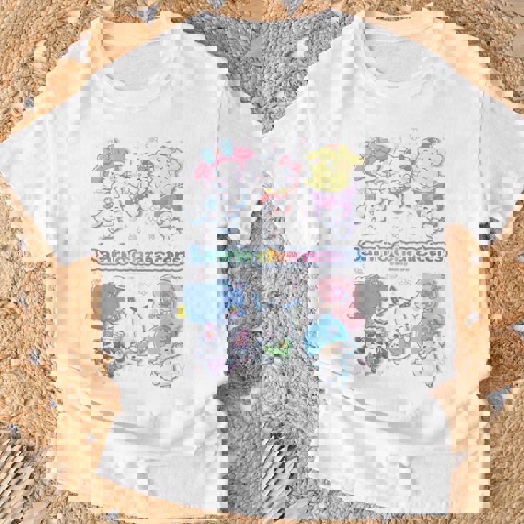 サンリオキャラクターズ サンリオキャラクター大賞デザイン 集合D Tシャツ 高齢者への贈り物