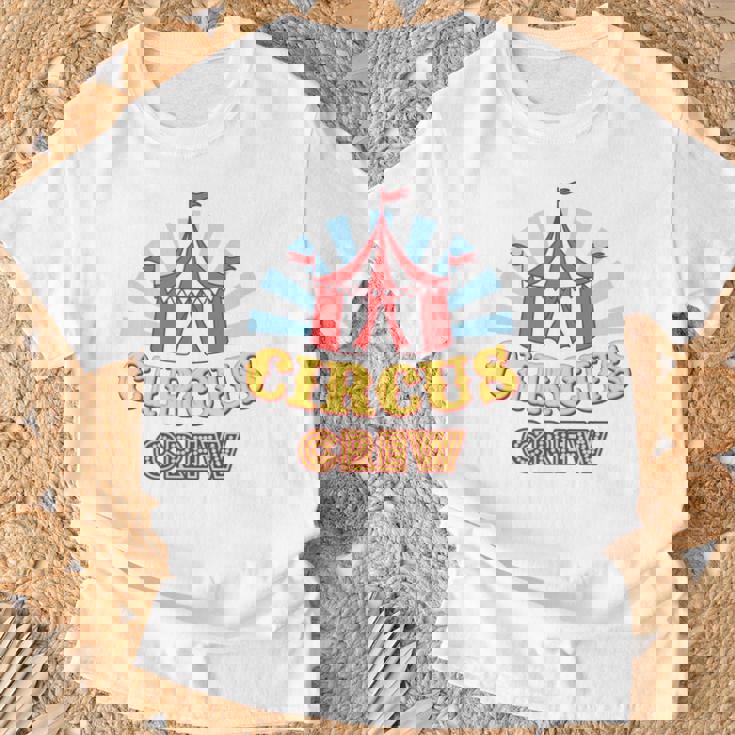 サーカスクルー–楽しいカラフルな大人&キッズグラフィックデザイン 長袖tシャツ Tシャツ 高齢者への贈り物