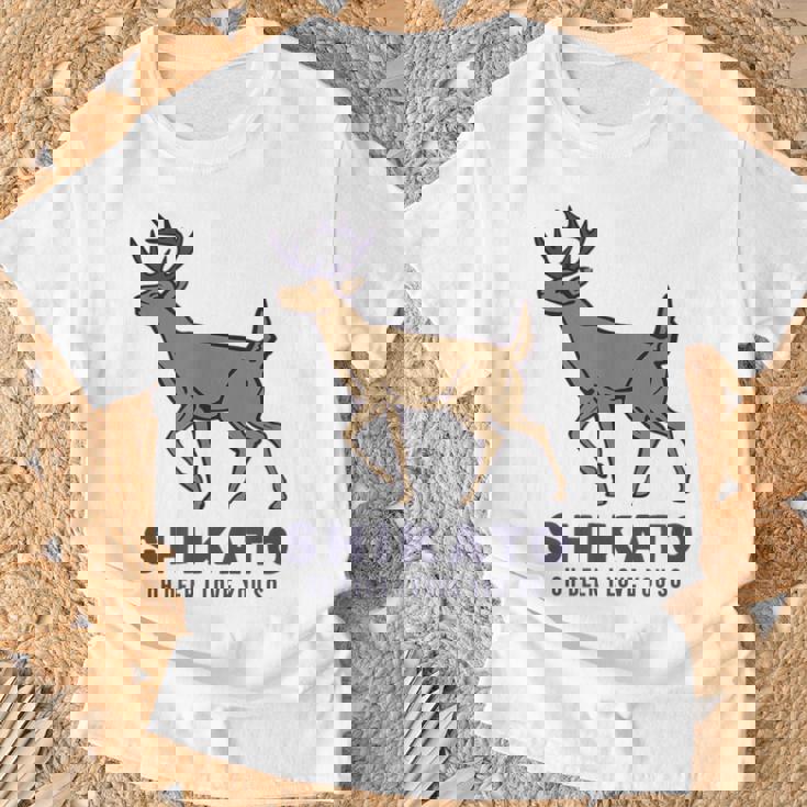 シカトhikato しかと 鹿 イラスト 簡単 鹿好き 鹿の十 鹿十 無視 シカトする 花札 言葉 おもしろ Tシャツ 高齢者への贈り物