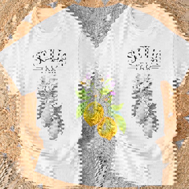 シチリア イタリア土産 イタリア レモン Tシャツ 高齢者への贈り物