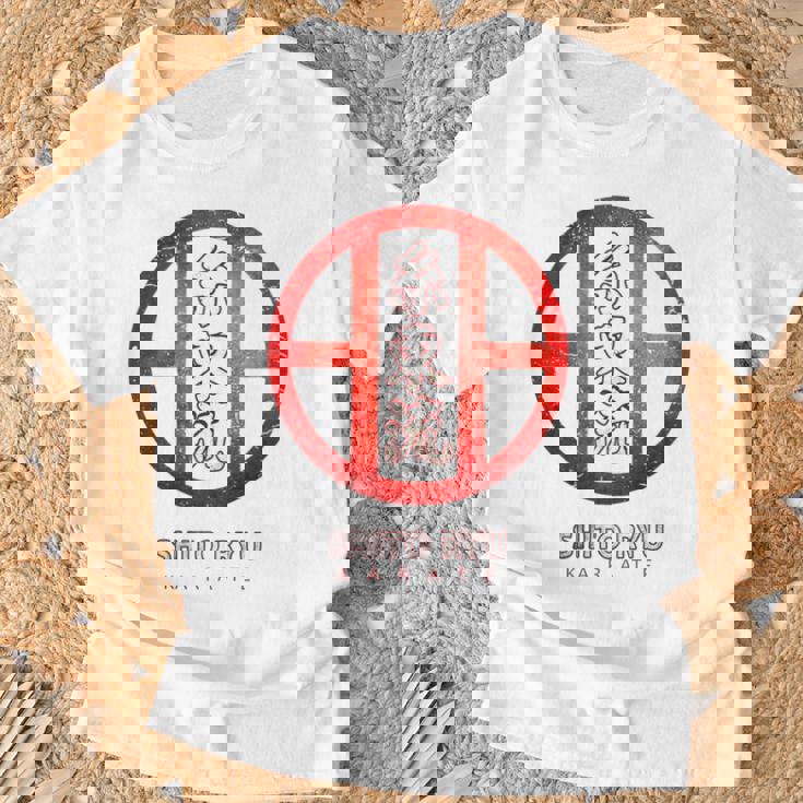 シトリュウ 空手、バックプリント Tシャツ 高齢者への贈り物