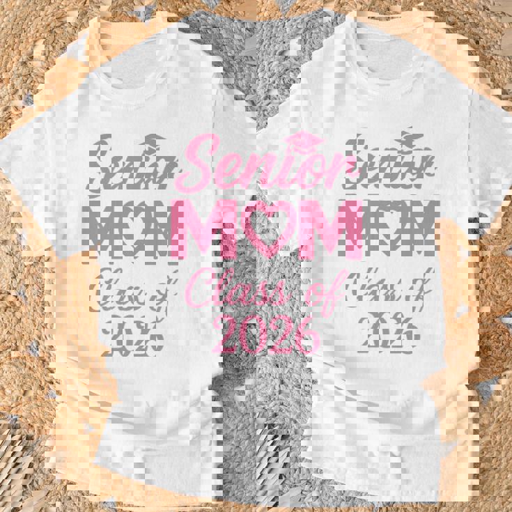 シニアママクラス 2026年 ピンク プラウド 卒業 母 卒業 長袖tシャツ Tシャツ 高齢者への贈り物