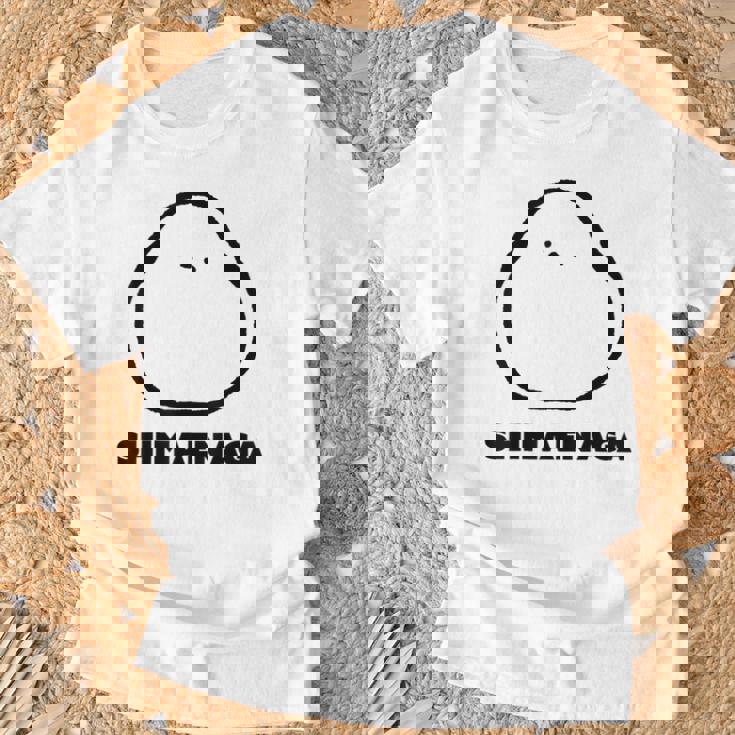 シマエナガ 北海道 雪の妖精 可愛い もふもふ Tシャツ 高齢者への贈り物