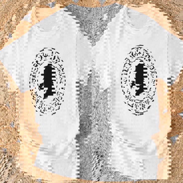 シャーロック・ホームズ 名言 221B ベーカー 聖英国探偵 Tシャツ 高齢者への贈り物