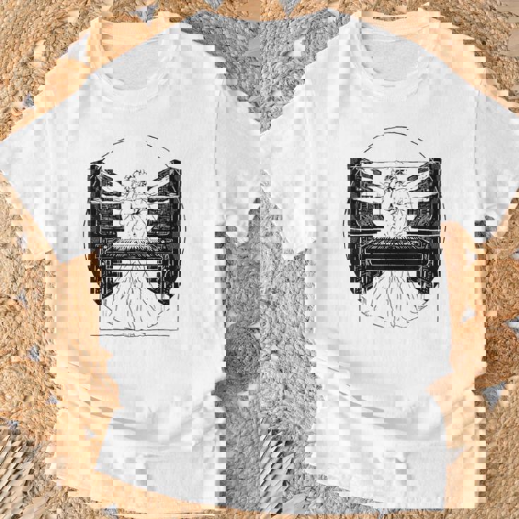 シンセサイザー シンセ テクノ 音楽 クール シンセサイザー Tシャツ 高齢者への贈り物