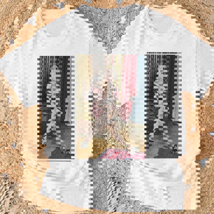 シンディ・ローパー Usポップシンガー 1993年 写真撮影 Tシャツ 高齢者への贈り物