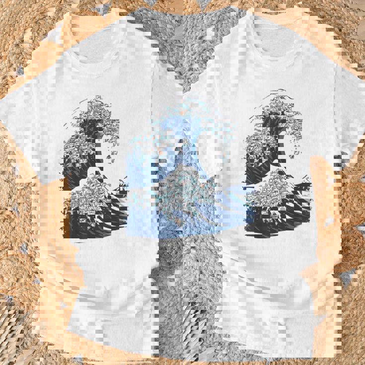 シーズーの偉大な波 Tシャツ 高齢者への贈り物