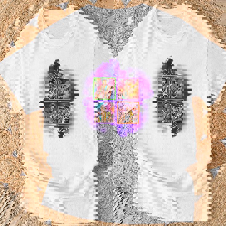 ジミヘンドリックス_004_Back Printed Tシャツ 高齢者への贈り物