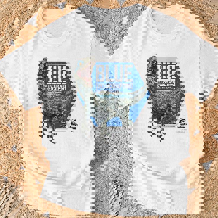 ジュラシック・ワールド Blue Data Tシャツ 高齢者への贈り物