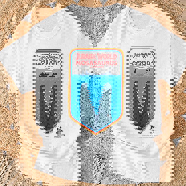 ジュラシック・ワールドサバイバル・キャンプ Mosasaurus Tシャツ 高齢者への贈り物