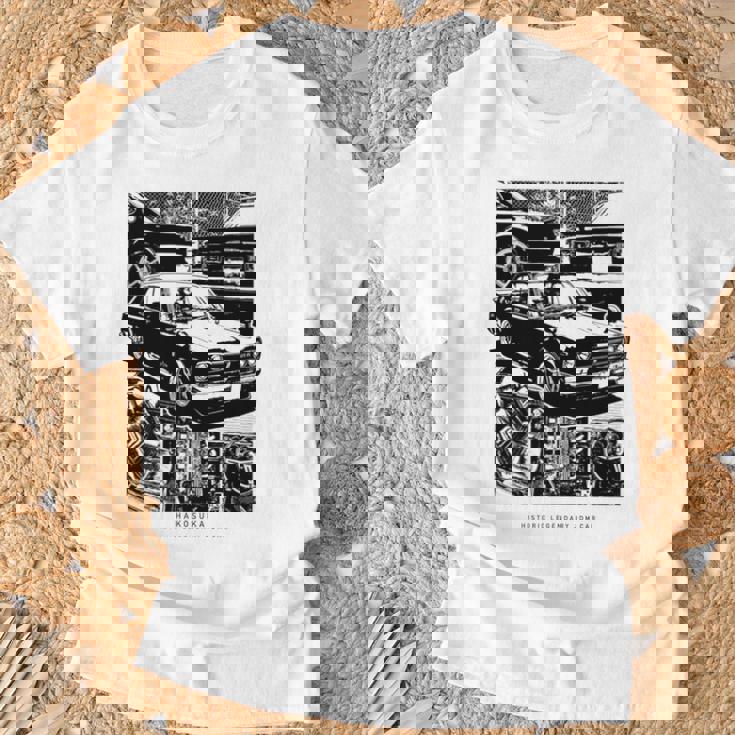 スカイライン ハコスカ ビンテージ スポーツカー ワイスピ ハードチューン グッズ 長袖tシャツ Tシャツ 高齢者への贈り物