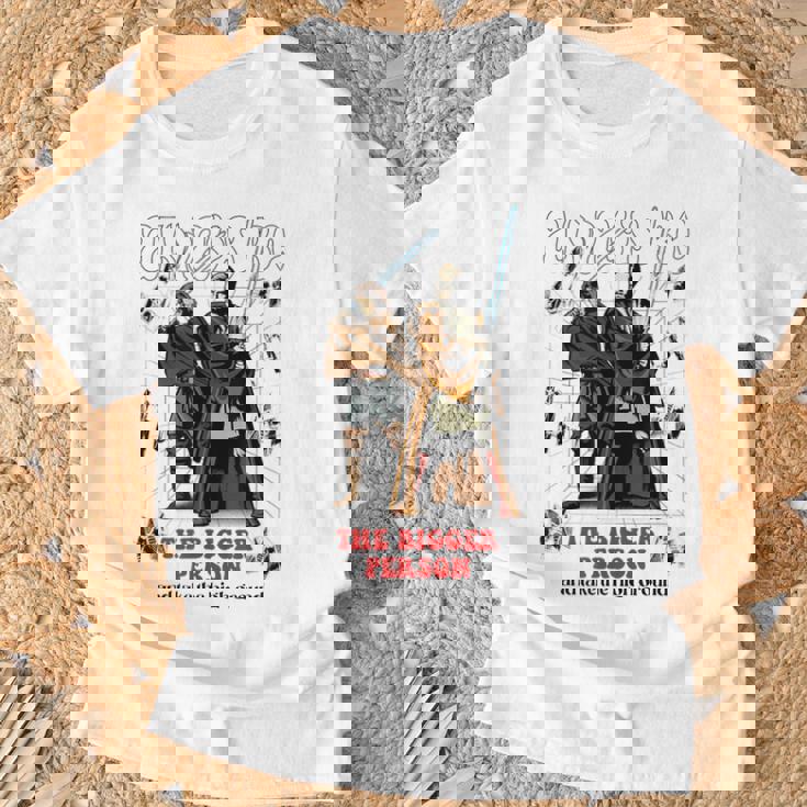 スター・ウォーズ クラシック テイク・ザ・ハイグラウンド アナキン&オビワン Tシャツ 高齢者への贈り物