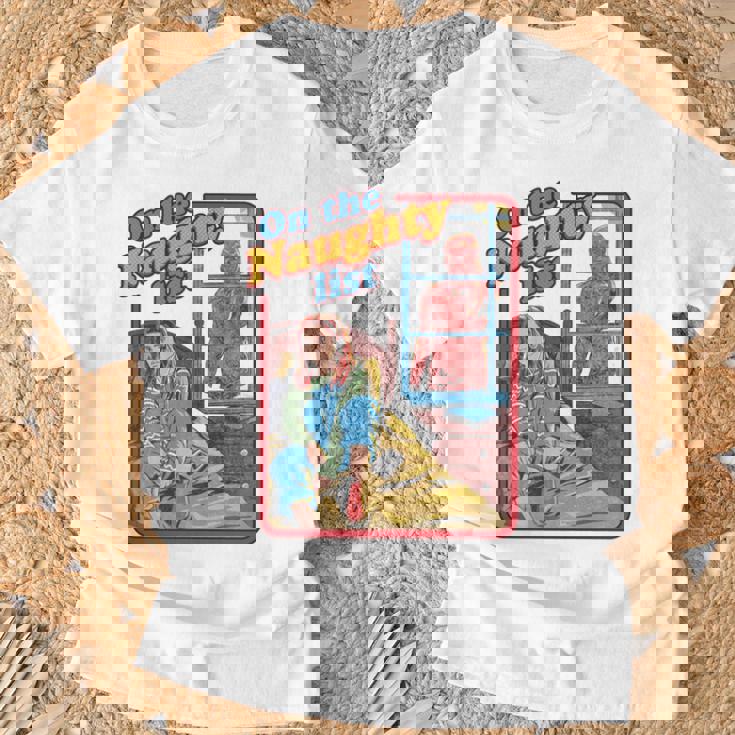 ストレンジャー・シングス クリスマス マックス ベクナ コミック いたずらリスト レトロ 長袖tシャツ Tシャツ 高齢者への贈り物