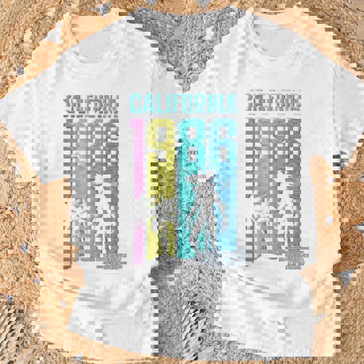 ストレンジャー・シングス デモゴルゴン カリフォルニア 1986年 ファン記念品 長袖tシャツ Tシャツ 高齢者への贈り物