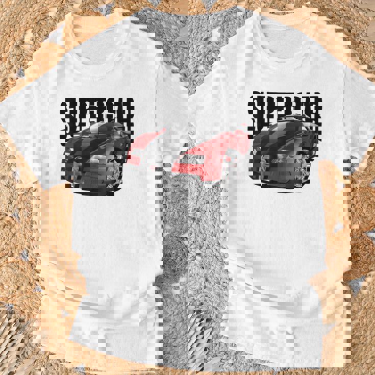 スー、スポーツカー、マッスルカー、レースカーのtシャツ。 Tシャツ 高齢者への贈り物