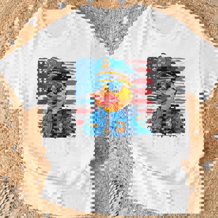 ダックパトロールファニーポリスダック Tシャツ 高齢者への贈り物